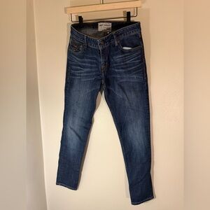 Jimmy Tavernit Selvedge men’s denim jeans 29x29.5 dark blue wash